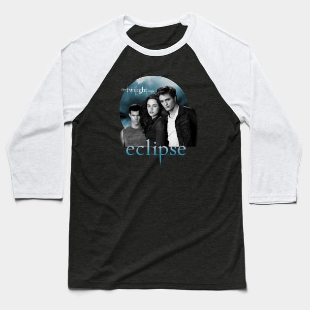 Twilight Eclipse Group Girls Baseball T-Shirt by Stephensb Dominikn
